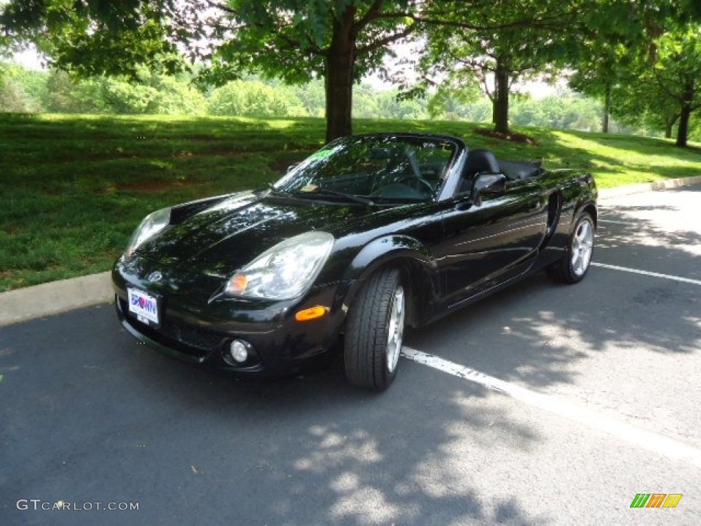 2003 MR2 Spyder Roadster - Black / Black photo #3