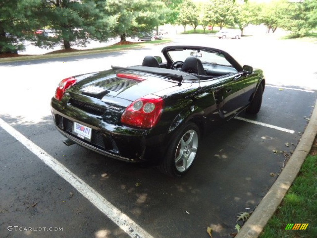 2003 MR2 Spyder Roadster - Black / Black photo #7