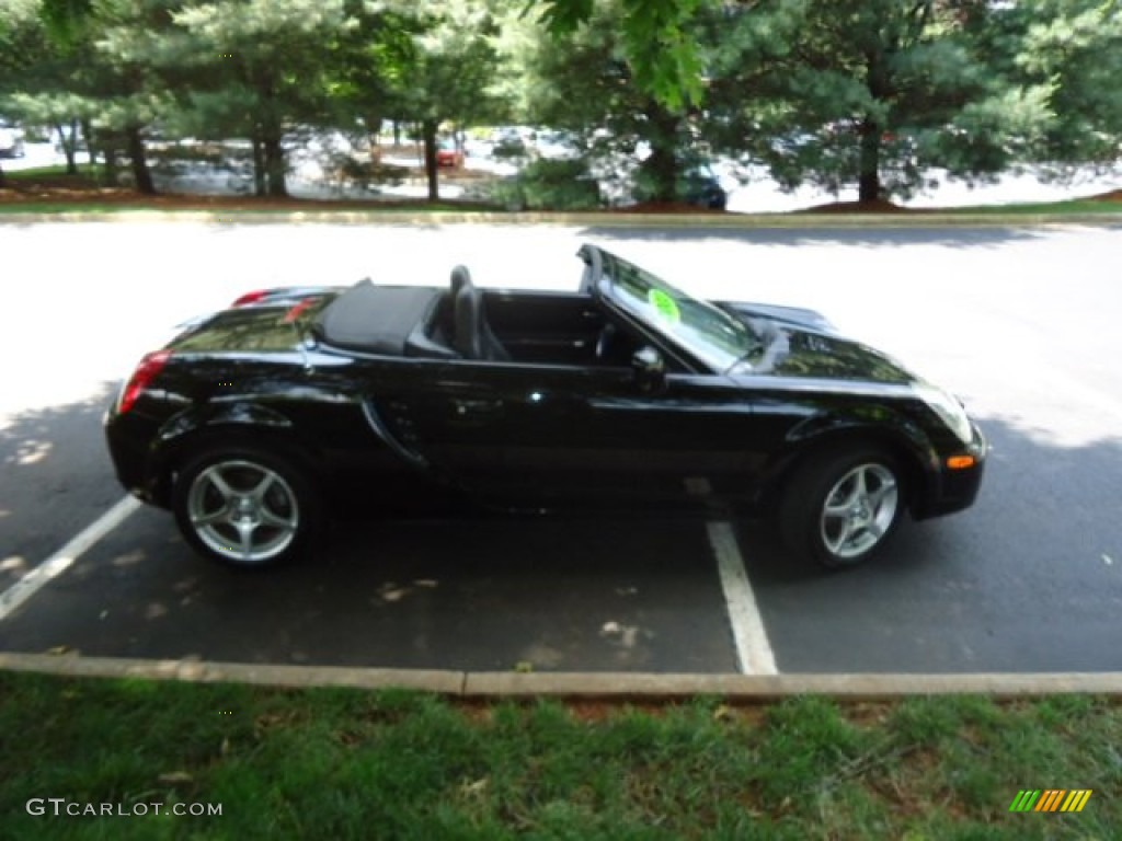 2003 MR2 Spyder Roadster - Black / Black photo #8