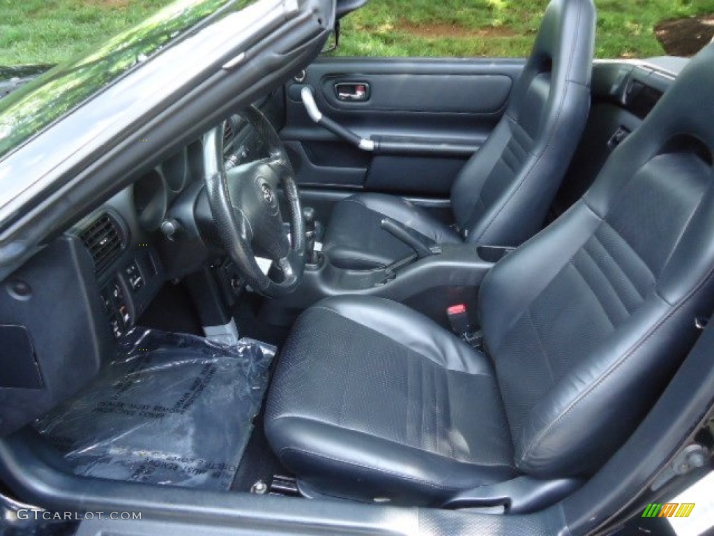 Black Interior 2003 Toyota MR2 Spyder Roadster Photo #67324661