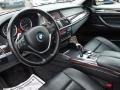 Black Nevada Leather Prime Interior Photo for 2009 BMW X6 #67325410