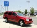 2005 Inferno Red Crystal Pearl Jeep Grand Cherokee Laredo  photo #3