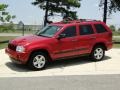 2005 Inferno Red Crystal Pearl Jeep Grand Cherokee Laredo  photo #9