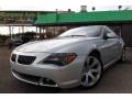 Mineral Silver Metallic 2004 BMW 6 Series 645i Coupe