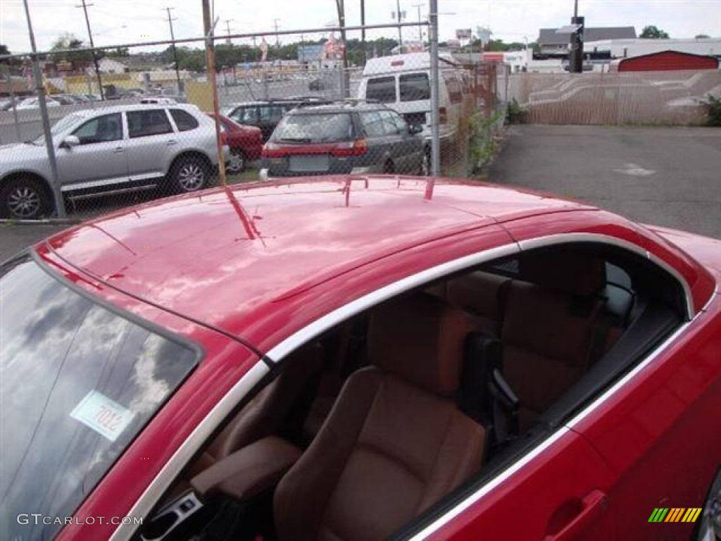 2009 3 Series 335i Convertible - Crimson Red / Saddle Brown Dakota Leather photo #8