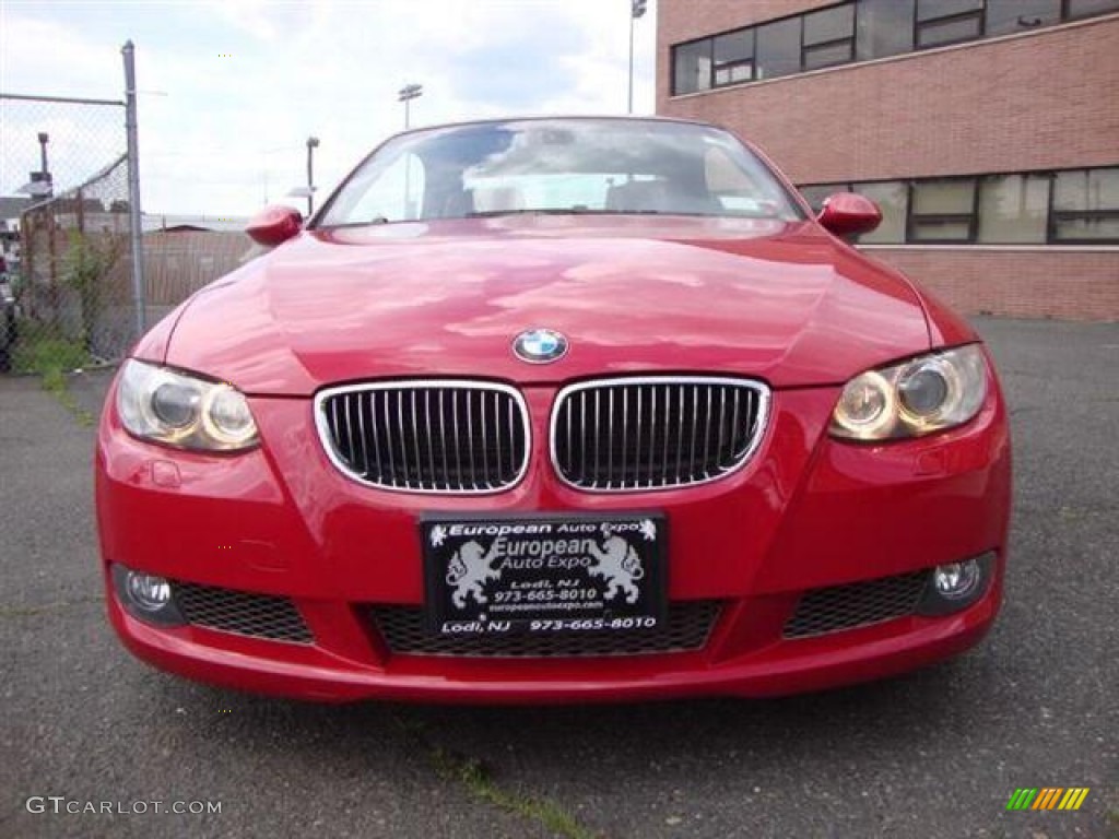 2009 3 Series 335i Convertible - Crimson Red / Saddle Brown Dakota Leather photo #9