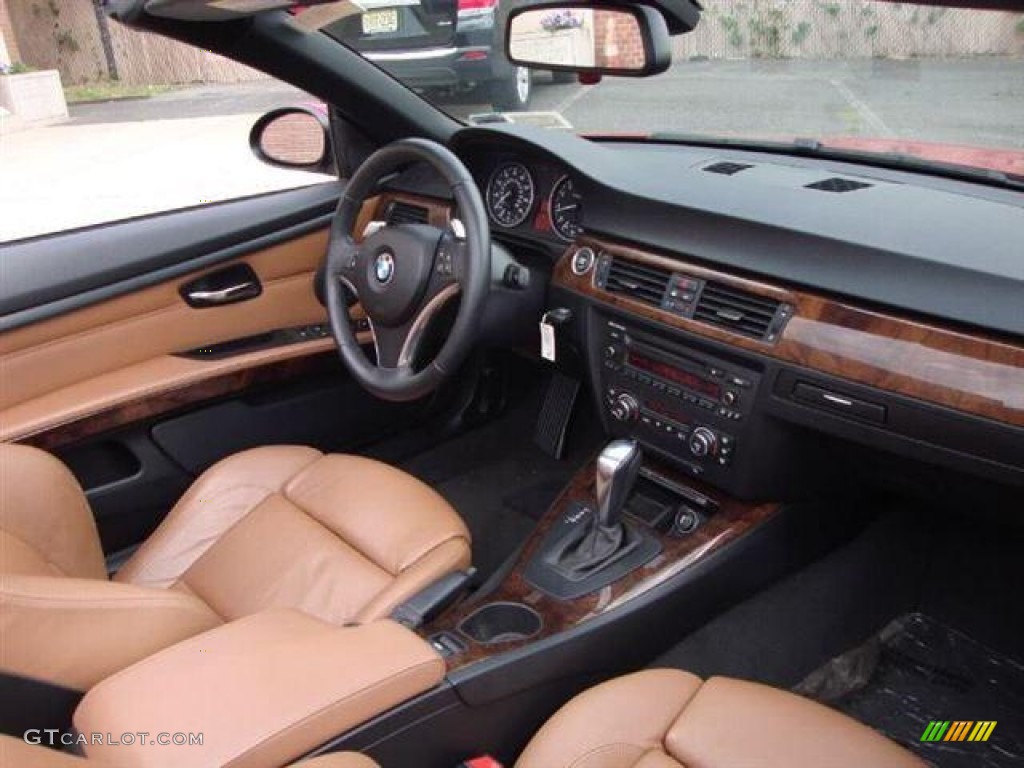 2009 3 Series 335i Convertible - Crimson Red / Saddle Brown Dakota Leather photo #14