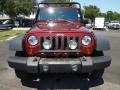 2008 Red Rock Crystal Pearl Jeep Wrangler X 4x4  photo #13