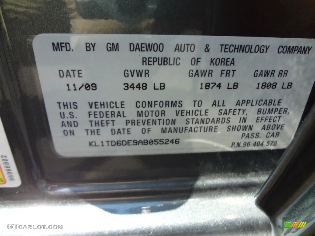 2010 Aveo Aveo5 LT - Wintergreen / Neutral photo #25