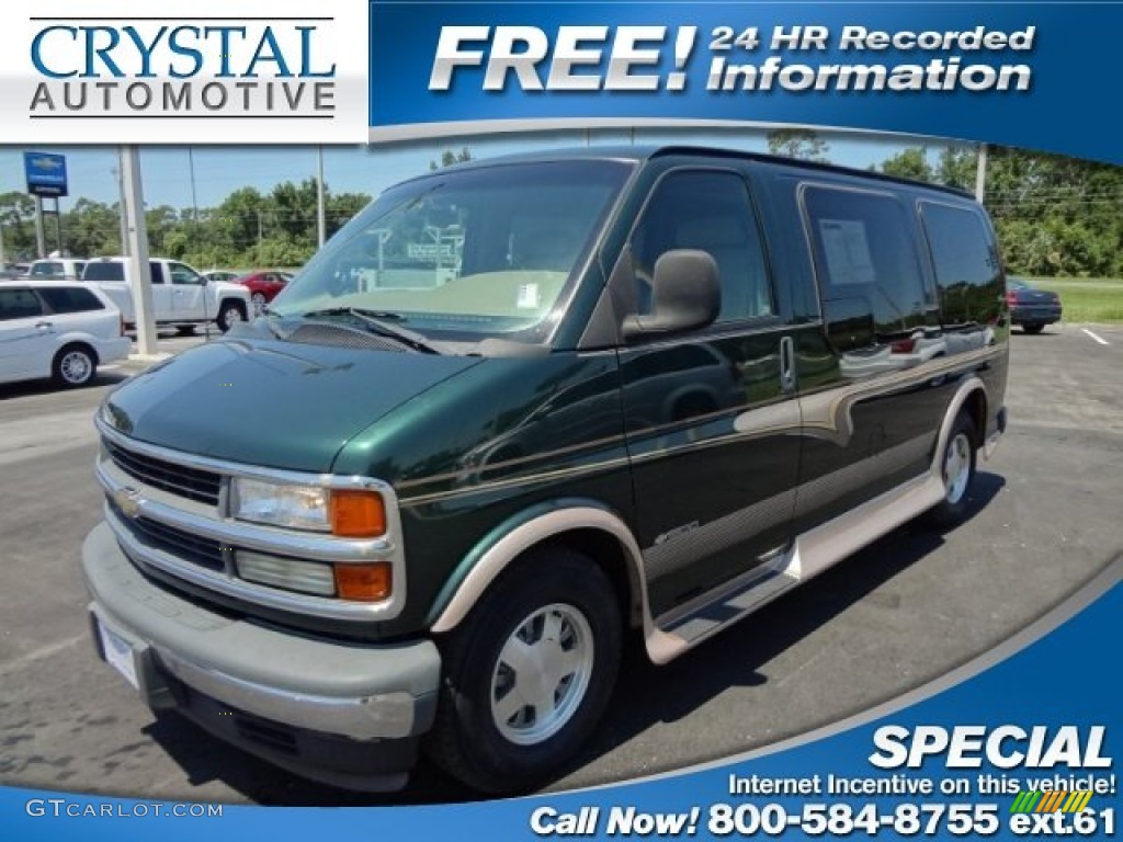 Forest Green Metallic Chevrolet Express