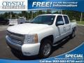 2007 Summit White Chevrolet Silverado 1500 LT Crew Cab  photo #1