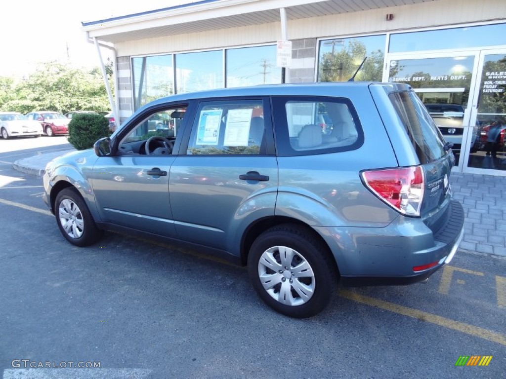 2009 Forester 2.5 X - Sage Green Metallic / Platinum photo #4