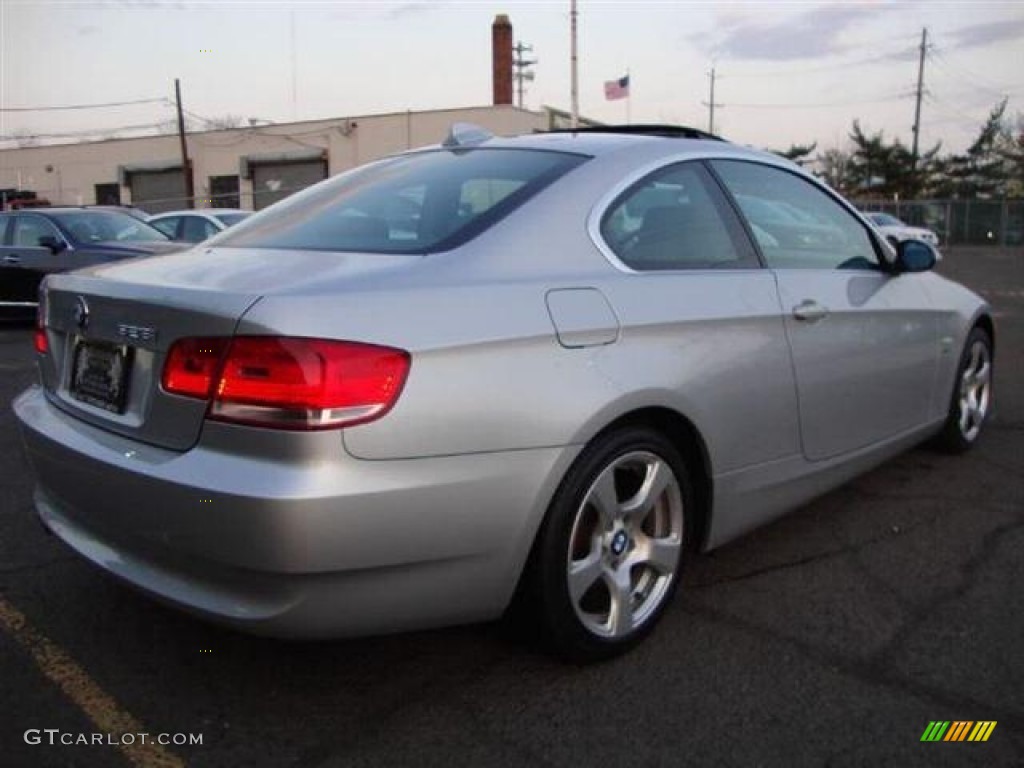 2009 3 Series 328xi Coupe - Titanium Silver Metallic / Black photo #4