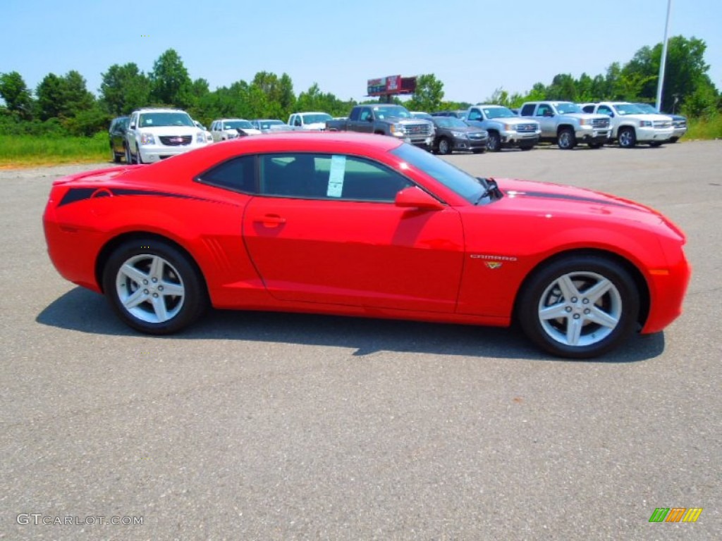 2012 Camaro LT Coupe - Victory Red / Black photo #3