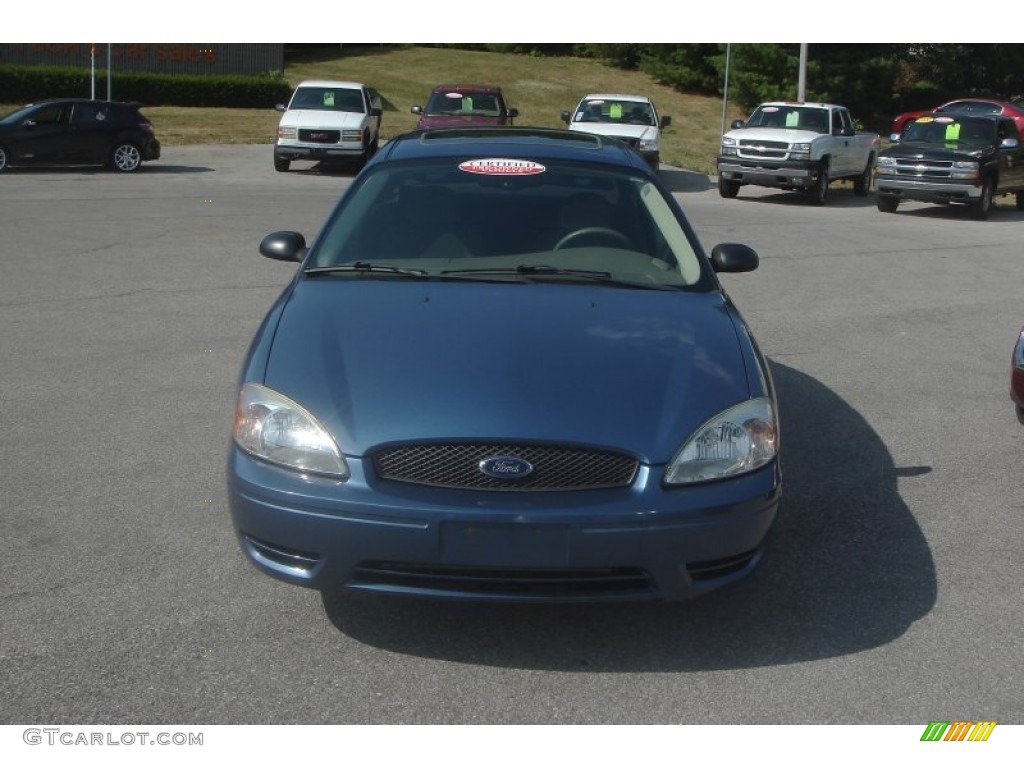 2004 Taurus SES Sedan - True Blue Metallic / Medium Parchment photo #13