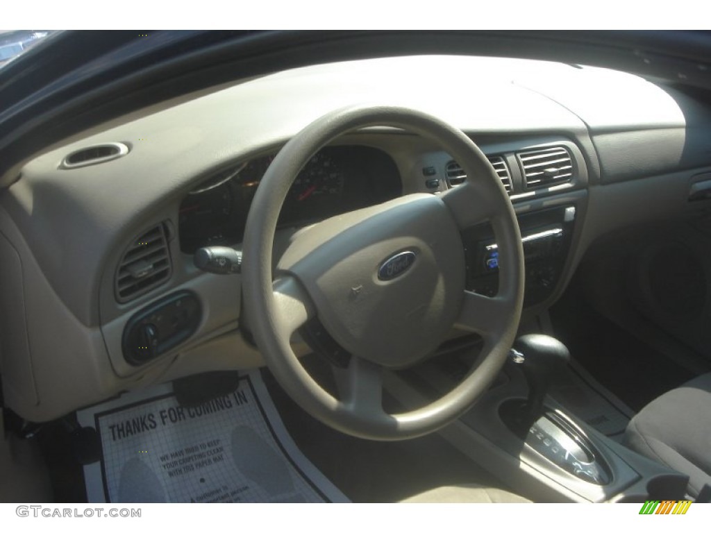 2004 Taurus SES Sedan - True Blue Metallic / Medium Parchment photo #20