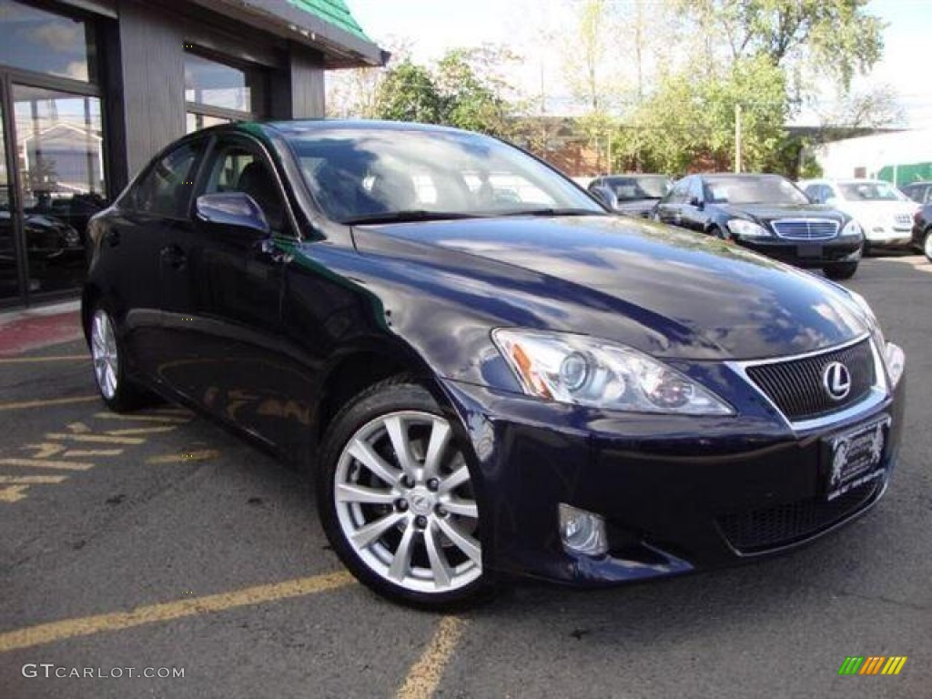 2008 IS 250 AWD - Black Sapphire Pearl / Black photo #2