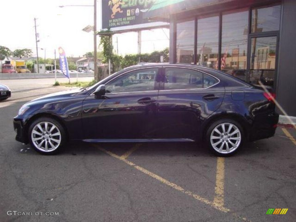 2008 IS 250 AWD - Black Sapphire Pearl / Black photo #6