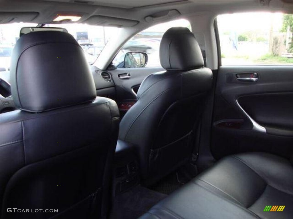 2008 IS 250 AWD - Black Sapphire Pearl / Black photo #12
