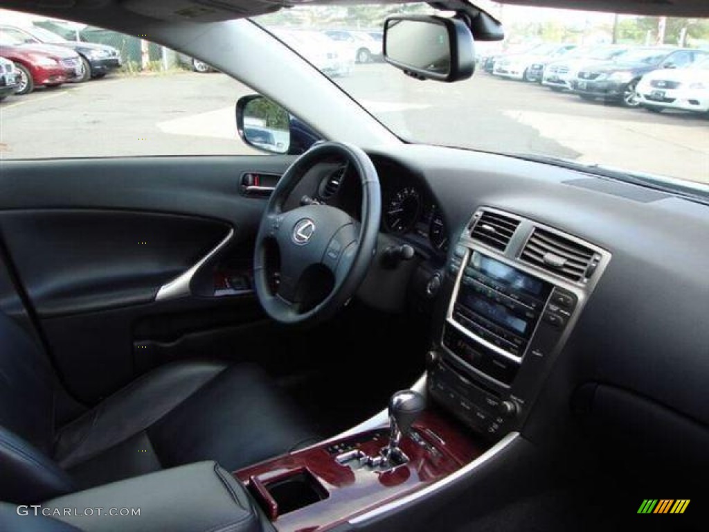 2008 IS 250 AWD - Black Sapphire Pearl / Black photo #14