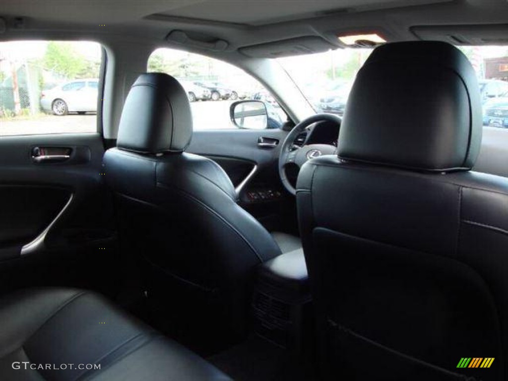 2008 IS 250 AWD - Black Sapphire Pearl / Black photo #16