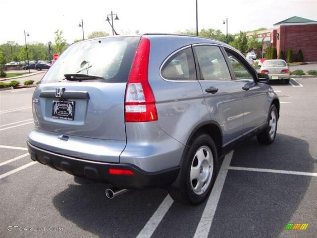 2009 CR-V LX 4WD - Glacier Blue Metallic / Gray photo #6