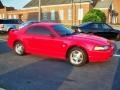 2004 Torch Red Ford Mustang V6 Coupe  photo #1