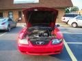 2004 Torch Red Ford Mustang V6 Coupe  photo #7