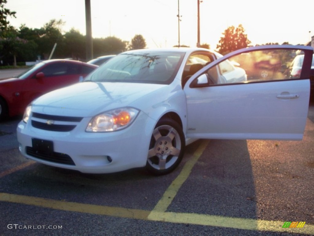 2007 Cobalt SS Coupe - Summit White / Ebony photo #23