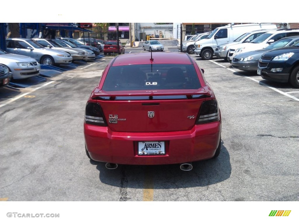 2008 Avenger R/T - Inferno Red Crystal Pearl / Dark Slate Gray/Light Slate Gray photo #4