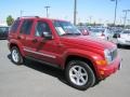 2007 Inferno Red Crystal Pearl Jeep Liberty Limited 4x4  photo #1