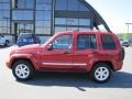 2007 Inferno Red Crystal Pearl Jeep Liberty Limited 4x4  photo #4