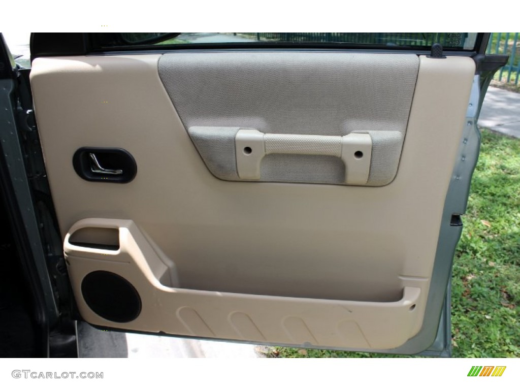2004 Land Rover Discovery S Alpaca Beige Door Panel Photo #67335626
