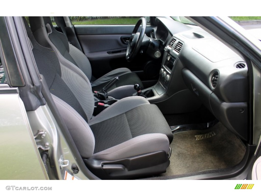 Anthracite Black Interior 2006 Subaru Impreza WRX Sedan Photo #67336142