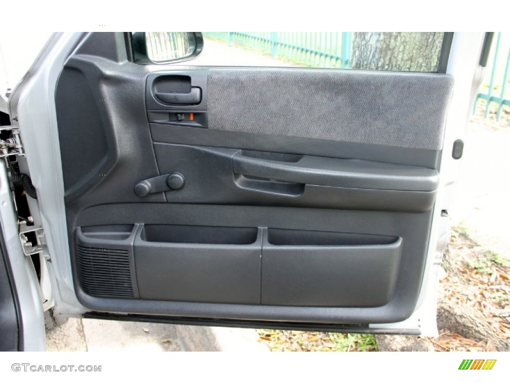 2003 Dodge Dakota Sport Regular Cab Dark Slate Gray Door Panel Photo #67336340