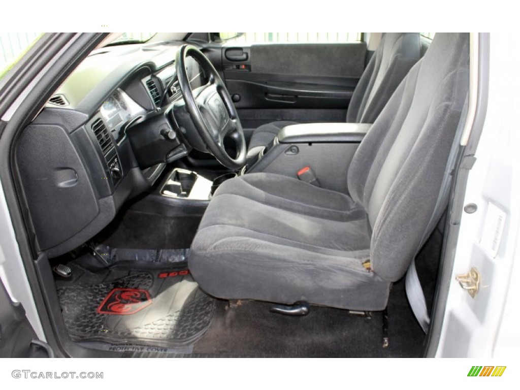 Dark Slate Gray Interior 2003 Dodge Dakota Sport Regular Cab Photo #67336349