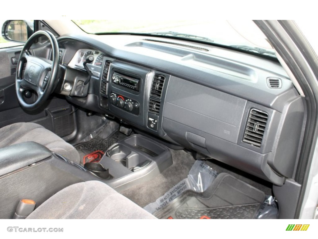 2003 Dodge Dakota Sport Regular Cab Dark Slate Gray Dashboard Photo #67336370