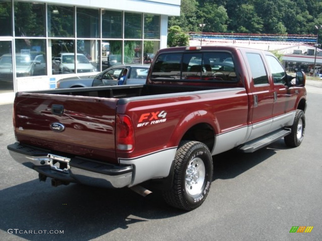 Dark Toreador Red Metallic 2004 Ford F250 Super Duty FX4 Crew Cab 4x4 Exterior Photo #67337918