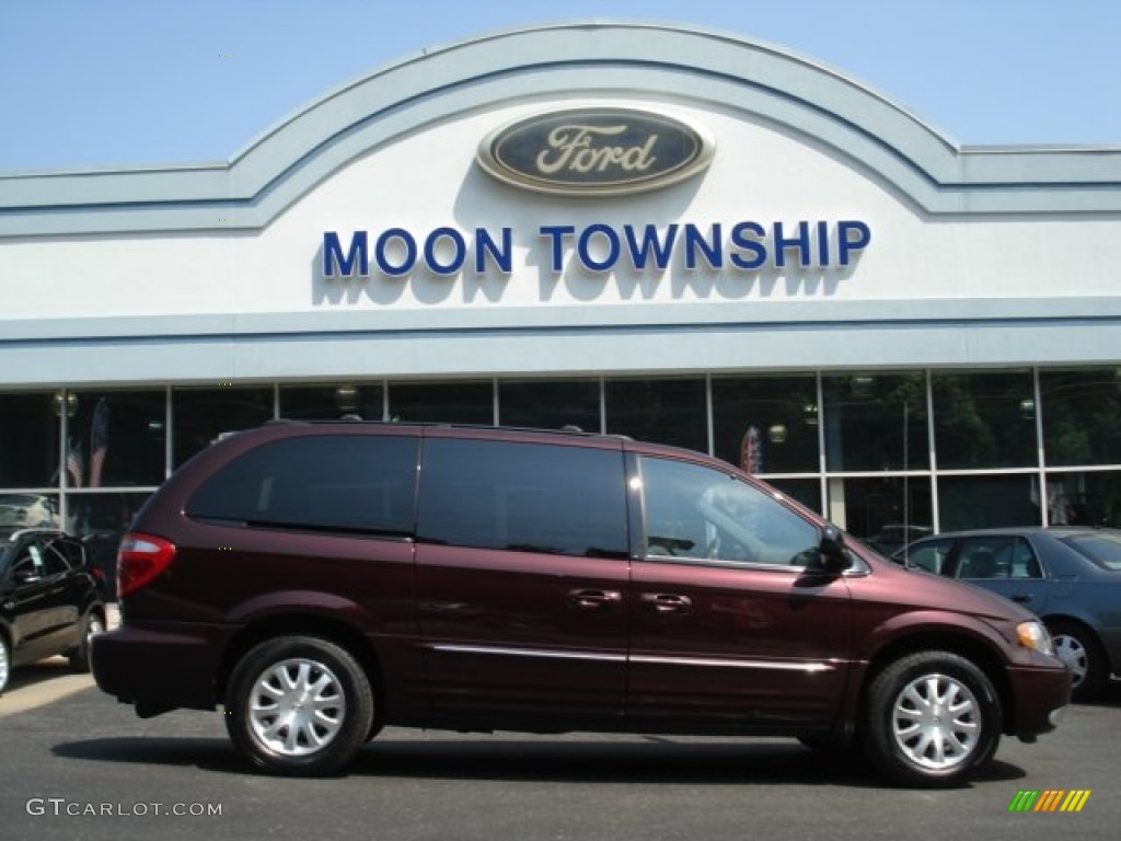 2003 Town & Country LXi - Deep Molten Red Pearl / Taupe photo #1