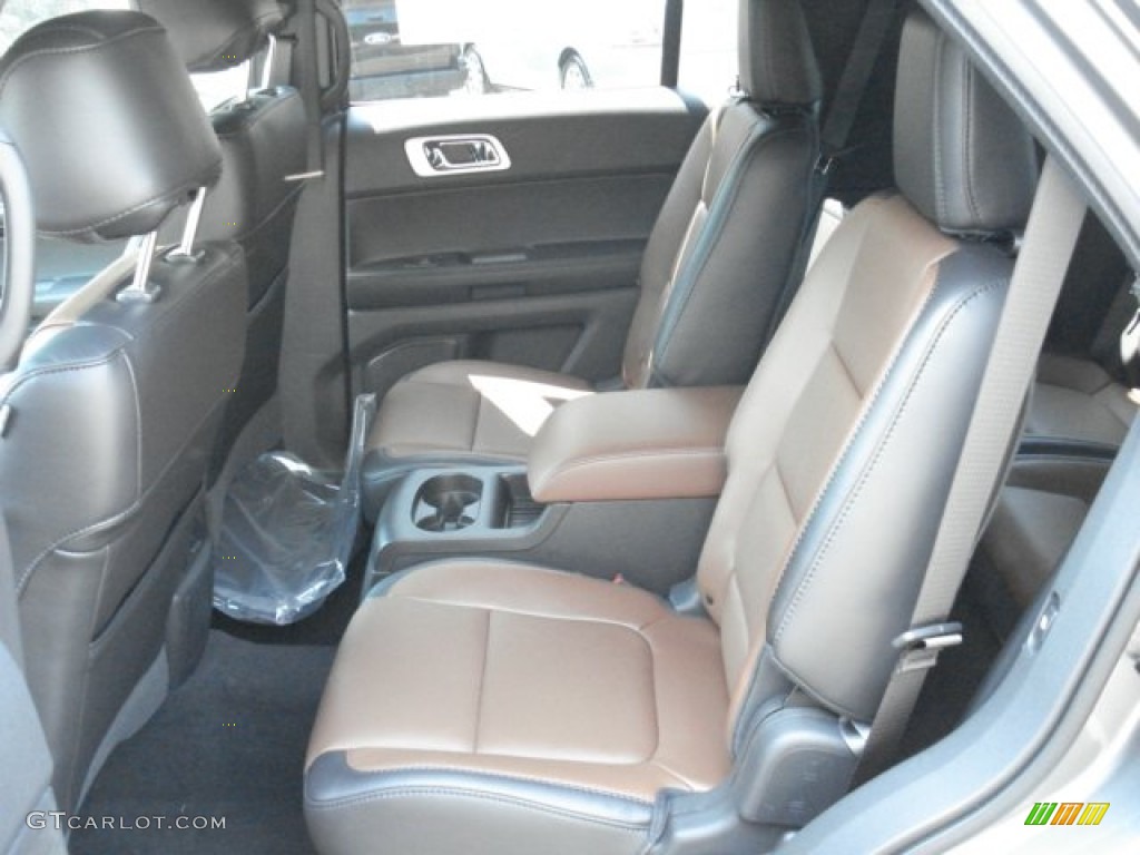 Pecan/Charcoal Black Interior 2013 Ford Explorer Limited 4WD Photo #67338503