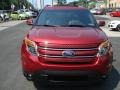 2013 Ruby Red Metallic Ford Explorer Limited EcoBoost  photo #3