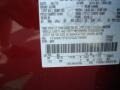 RR: Ruby Red Metallic 2013 Ford Explorer Limited EcoBoost Color Code