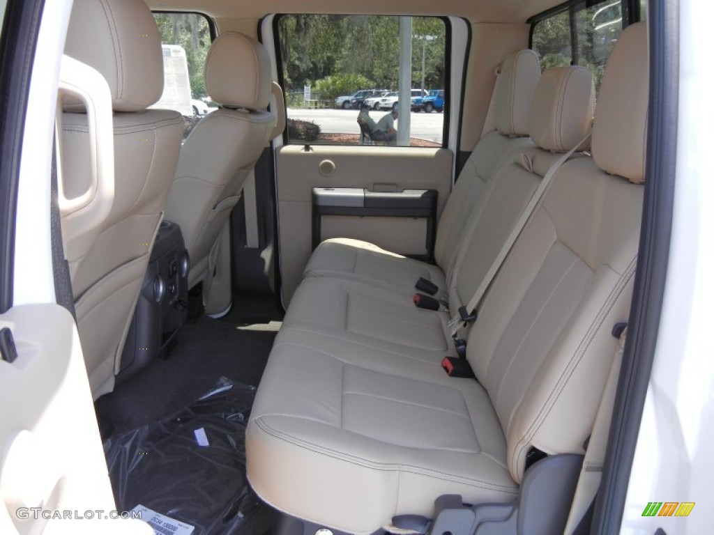 2012 Ford F250 Super Duty Lariat Crew Cab Rear Seat Photo #67341299