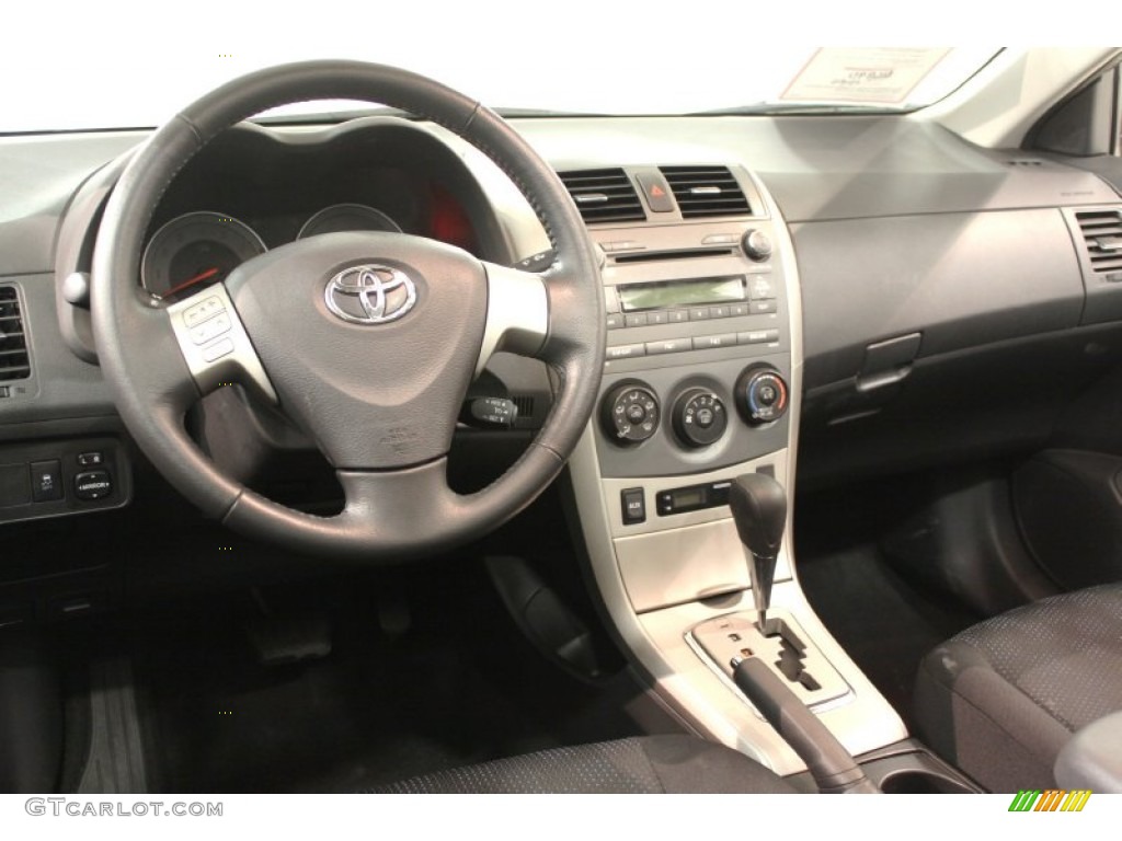 2010 Toyota Corolla S Dark Charcoal Dashboard Photo #67341386
