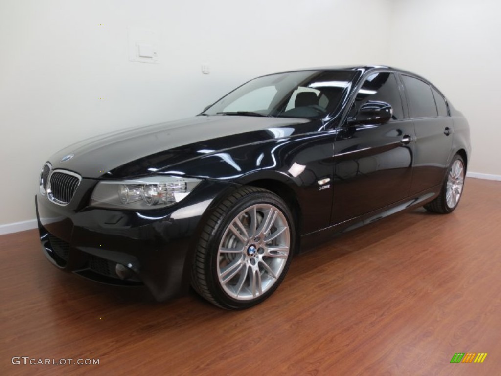 2010 3 Series 335i xDrive Sedan - Black Sapphire Metallic / Black photo #1