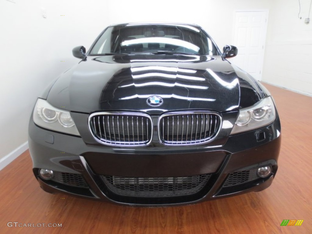 2010 3 Series 335i xDrive Sedan - Black Sapphire Metallic / Black photo #7