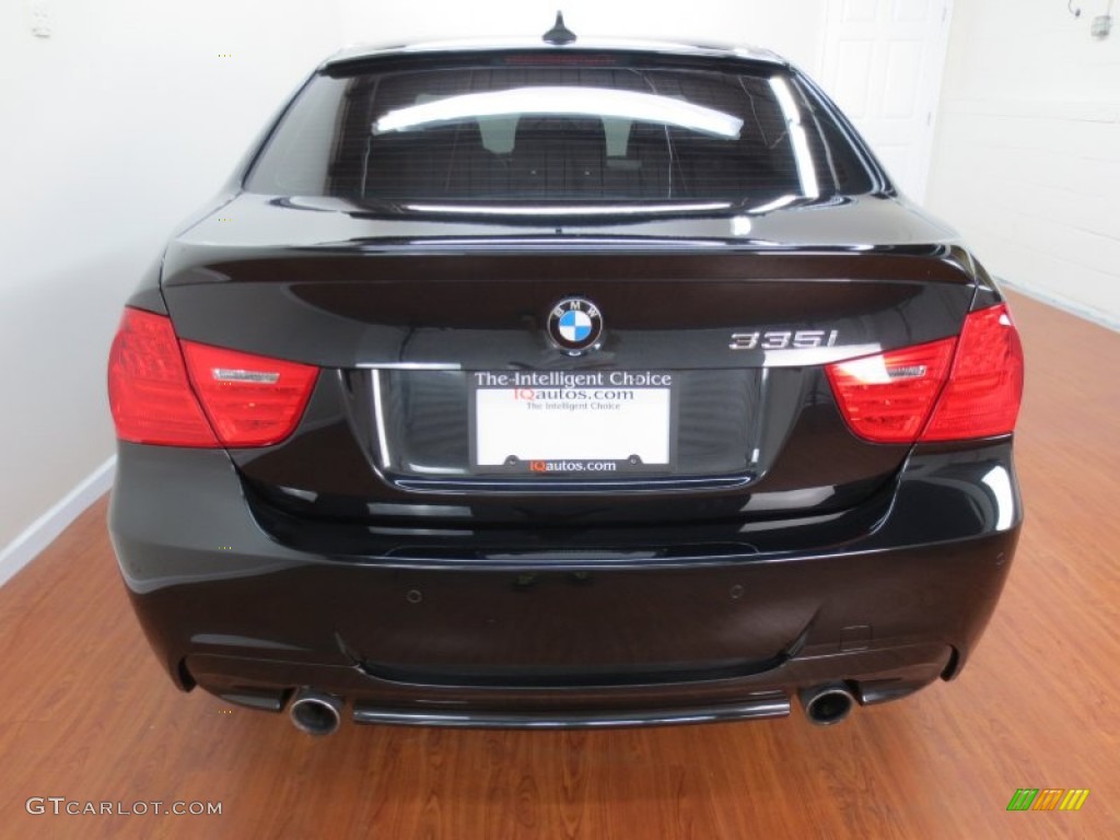 2010 3 Series 335i xDrive Sedan - Black Sapphire Metallic / Black photo #8