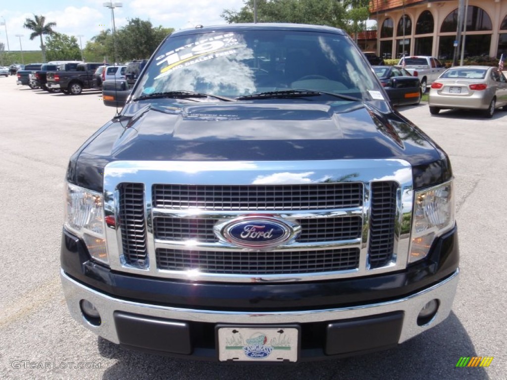 2010 F150 Lariat SuperCrew - Tuxedo Black / Black photo #15