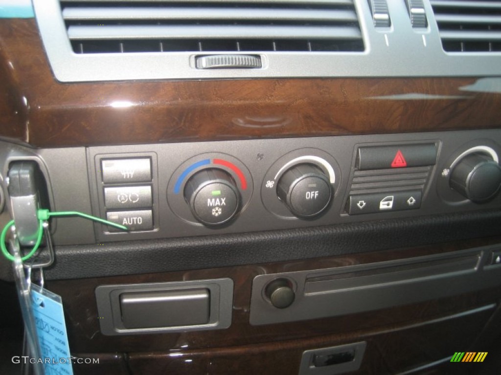 2003 7 Series 745Li Sedan - Sterling Grey Metallic / Black/Black photo #14