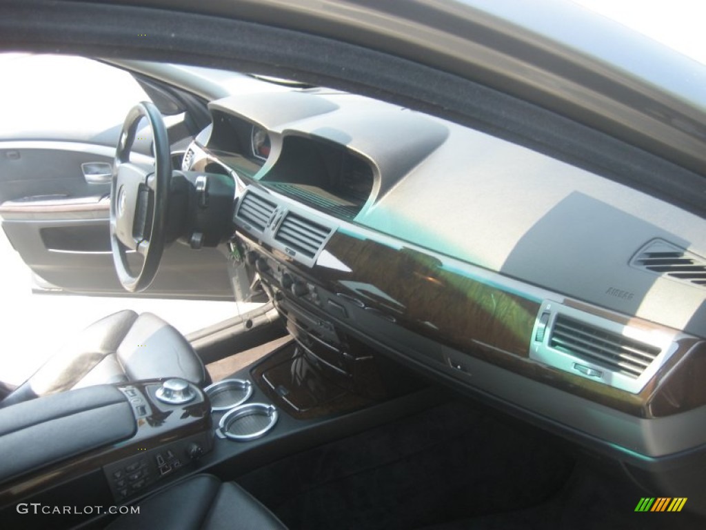 2003 7 Series 745Li Sedan - Sterling Grey Metallic / Black/Black photo #20
